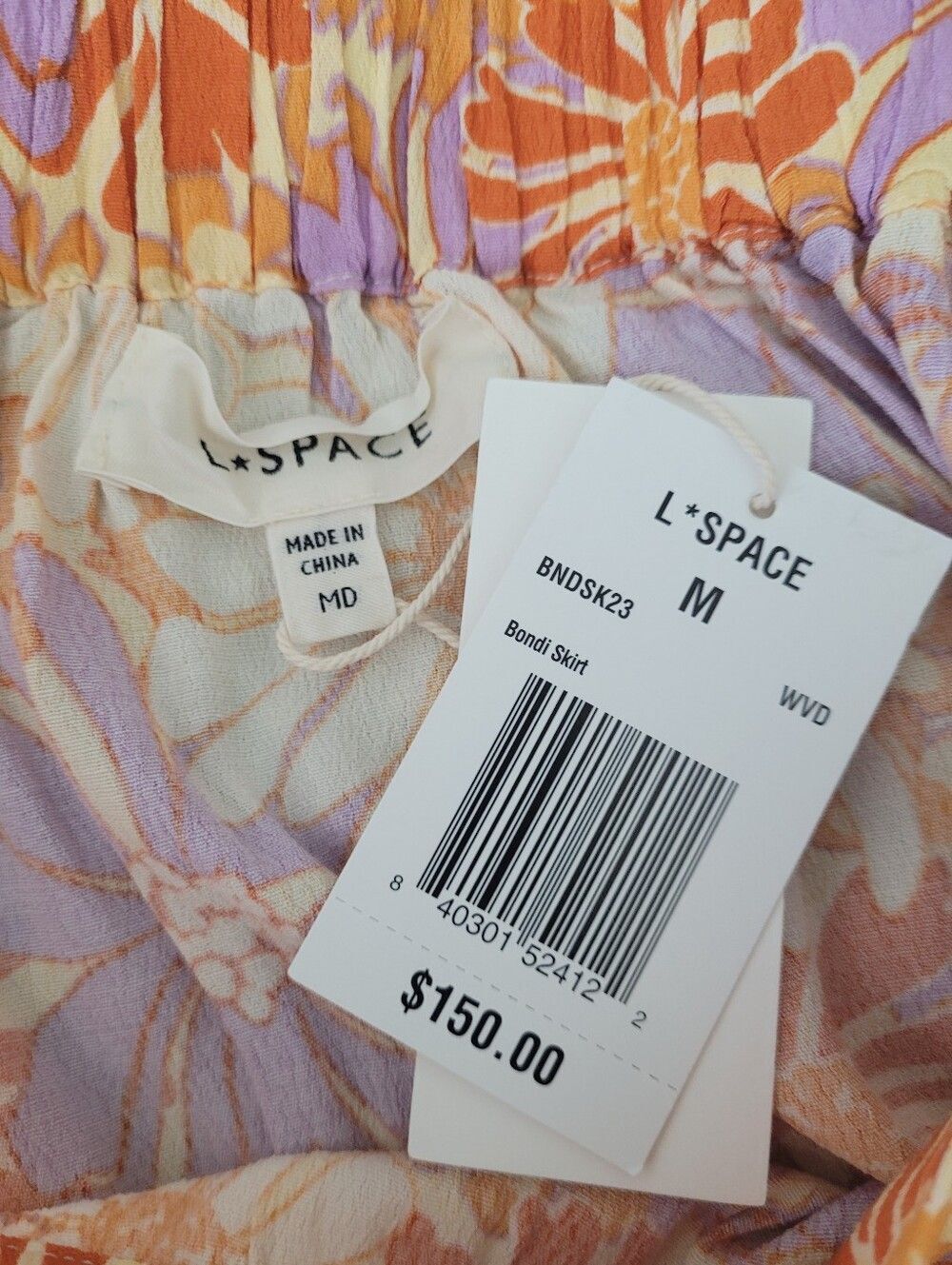 NWT L*Space Blue Skies Halter Top & Bondi Tiered Maxi Skirt Set Sz M Resortwear - Picture 16 of 16